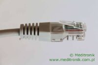 Patchcord UTP kat.5E (klasa D) linka szary dł.0,3m kabel nieekranowany LAN RJ45