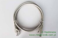 Patchcord UTP kat.5E (klasa D) linka szary dł.1m kabel nieekranowany LAN RJ45