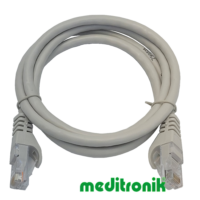 Patchcord UTP kat.6 (klasa E) linka szary dł.1m kabel nieekranowany LAN RJ45