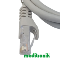 Patchcord UTP kat.6 (klasa E) linka szary dł.1m kabel nieekranowany LAN RJ45