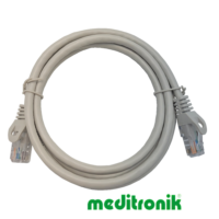 Patchcord UTP kat.6 (klasa E) linka szary dł.1,5m kabel nieekranowany LAN RJ45