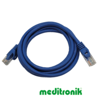 Patchcord UTP kat.6 (klasa E) linka niebieski dł.2m kabel nieekranowany LAN RJ45