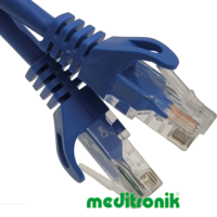 Patchcord UTP kat.6 (klasa E) linka niebieski dł.2m kabel nieekranowany LAN RJ45