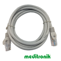 Patchcord UTP kat.6 (klasa E) linka szary dł.2m kabel nieekranowany LAN RJ45