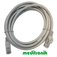 Patchcord UTP kat.6 (klasa E) linka szary dł.3m kabel nieekranowany LAN RJ45