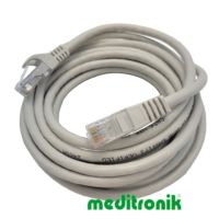 Patchcord UTP kat.6 (klasa E) linka szary dł.5m kabel nieekranowany LAN RJ45