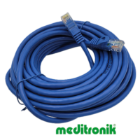 Patchcord UTP kat.6 (klasa E) linka niebieski dł.10m kabel nieekranowany LAN RJ45