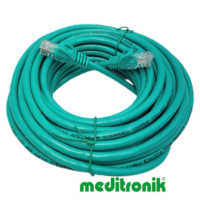 Patchcord UTP kat.6 (klasa E) linka zielony dł.10m kabel nieekranowany LAN RJ45
