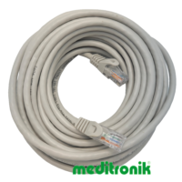 Patchcord UTP kat.6 (klasa E) linka szary dł.10m kabel nieekranowany LAN RJ45