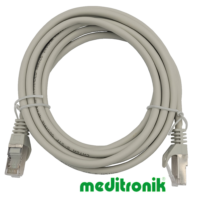 Patchcord S/FTP (SSTP) LSZH miedziany kat.6A (klasa EA) linka szary dł.3m kabel ekranowany LAN RJ45 Patchcord S/FTP (SSTP) LSZH miedziany kat.6A (klasa EA) linka szary dł.3m kabel ekranowany LAN RJ45