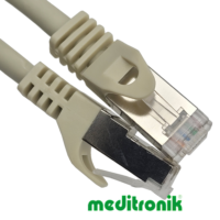 Patchcord S/FTP (SSTP) LSZH miedziany kat.6A (klasa EA) linka szary dł.7m kabel ekranowany LAN RJ45