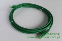 Patchcord RJ45 Kat.6 3m U/UTP LSOH miedziany zielony