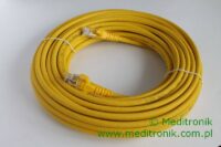 Patchcord RJ45 Kat.6 15m U/UTP LSOH miedziany żółty