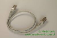 Patchcord RJ45 Kat.5e 0,5m F/UTP PVC miedziany szary