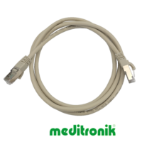 Patchcord FTP miedziany kat.6 (klasa E) linka szary dł.1,5m kabel ekranowany LAN RJ45