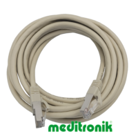 Patchcord FTP miedziany kat.6 (klasa E) linka szary dł.5m kabel ekranowany LAN RJ45