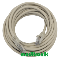 Patchcord FTP miedziany kat.6 (klasa E) linka szary dł.7m kabel ekranowany LAN RJ45