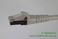 Patchcord RJ45 Kat.6 0,5m S/FTP PVC miedziany szary