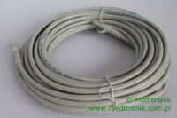 Patchcord RJ45 Kat.6 15m S/FTP PVC miedziany szary