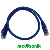 Patchcord UTP miedziany kat.6 (klasa E) linka niebieski dł.0,5m kabel nieekranowany LAN RJ45