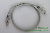 Patchcord RJ45 Kat.5e 0,5m U/UTP PVC miedziany szary