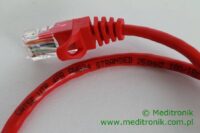 Patchcord RJ45 Kat.5e 0,5m U/UTP PVC miedziany czerwony