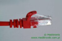 Patchcord RJ45 Kat.5e 0,5m U/UTP PVC miedziany czerwony
