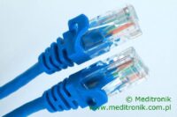 Patchcord RJ45 Kat.5e 1m U/UTP PVC miedziany niebieski