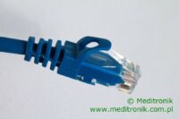 Patchcord UTP miedziany kat.6 (klasa E) linka niebieski dł.1m kabel nieekranowany LAN RJ45