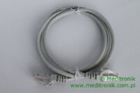 Patchcord RJ45 Kat.5e 1m U/UTP PVC miedziany szary