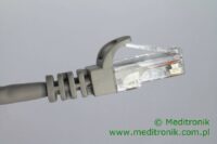 Patchcord RJ45 Kat.5e 1m U/UTP PVC miedziany szary