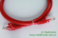 Patchcord RJ45 Kat.5e 1m U/UTP PVC miedziany czerwony