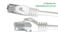 Patchcord RJ45 kat.5e dł.1,5m U/UTP PVC miedziany biały