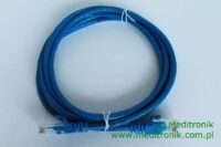 Patchcord RJ45 Kat.5e 2m U/UTP PVC miedziany niebieski