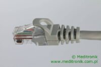 Patchcord RJ45 Kat.5e 2m U/UTP PVC miedziany szary