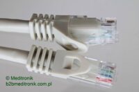 Patchcord RJ45 Kat.6a 2m U/UTP PVC miedziany szary