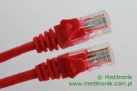 Patchcord RJ45 Kat.5e 2m U/UTP PVC miedziany czerwony