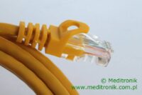 Patchcord RJ45 Kat.5e 2m U/UTP PVC miedziany żółty