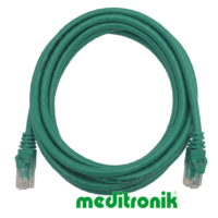 Patchcord UTP miedziany kat.6 (klasa E) linka zielony dł.3m kabel nieekranowany LAN RJ45