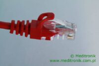 Patchcord RJ45 Kat.5e 3m U/UTP PVC miedziany czerwony