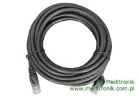 Patchcord UTP miedziany kat.6 (klasa E) linka czarny dł.5m kabel nieekranowany LAN RJ45