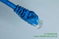 Patchcord UTP miedziany kat.6 (klasa E) linka niebieski dł.5m kabel nieekranowany LAN RJ45