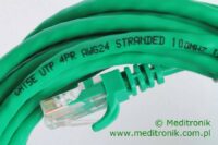 Patchcord RJ45 Kat.5e 5m U/UTP PVC miedziany zielony