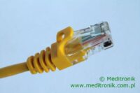 Patchcord RJ45 Kat.5e 5m U/UTP PVC miedziany żółty