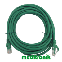 Patchcord UTP miedziany kat.6 (klasa E) linka zielony dł.7m kabel nieekranowany LAN RJ45