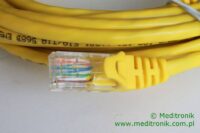 Patchcord RJ45 Kat.5e 7m U/UTP PVC miedziany żółty