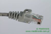 Patchcord RJ45 Kat.5e 0,25m U/UTP PVC miedziany szary