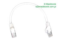 Patchcord RJ45 kat.5e dł.0,25m U/UTP PVC miedziany biały