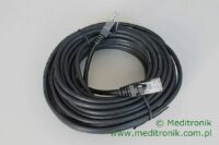 Patchcord RJ45 Kat.5e 10m U/UTP PVC miedziany czarny