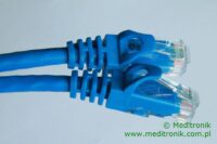 Patchcord UTP miedziany kat.6 (klasa E) linka niebieski dł.10m kabel nieekranowany LAN RJ45